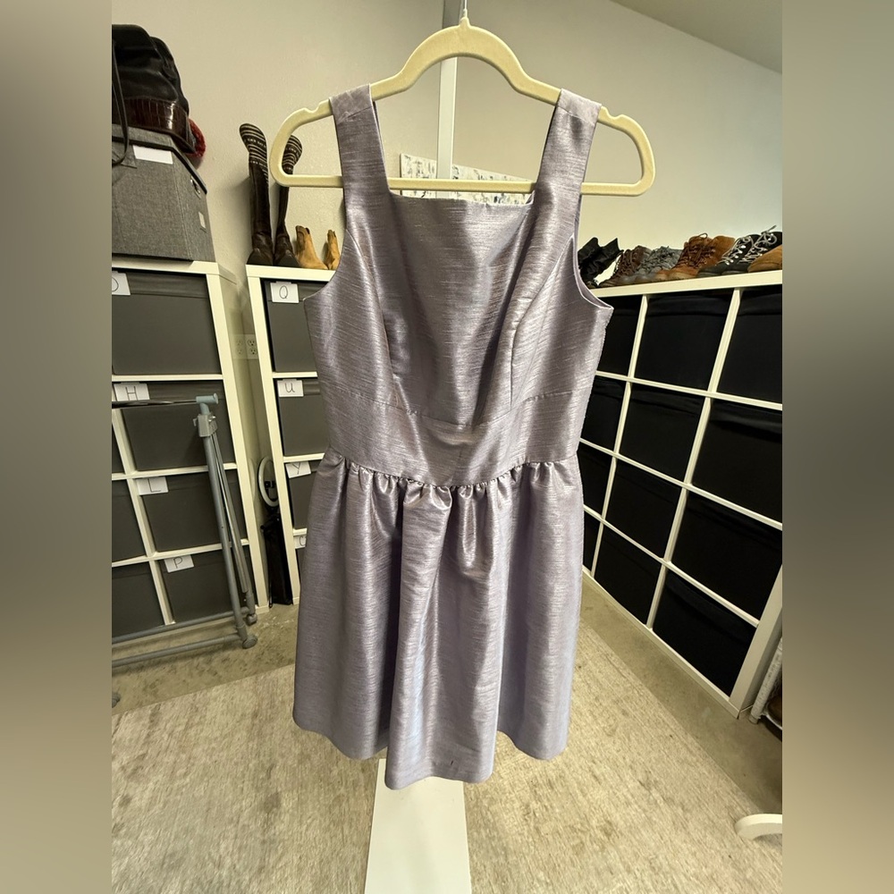 Alfred Sung Vintage D518 Charm Silver Sleeveless Bridesmaid Formal Dress